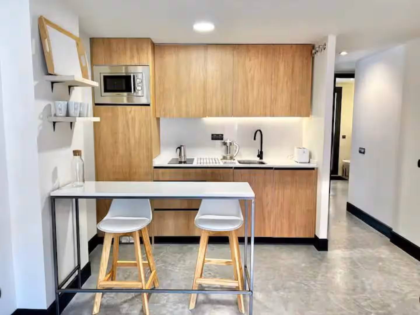 Cocina equipada del apartamento